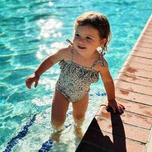 Rylee + Cru Floral One Piece Swimsuit 2-3Y